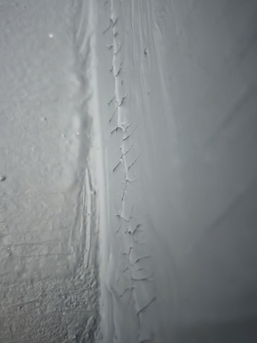 Bond breaker not installed, recorded during a waterproofing inspection in Box Hill
