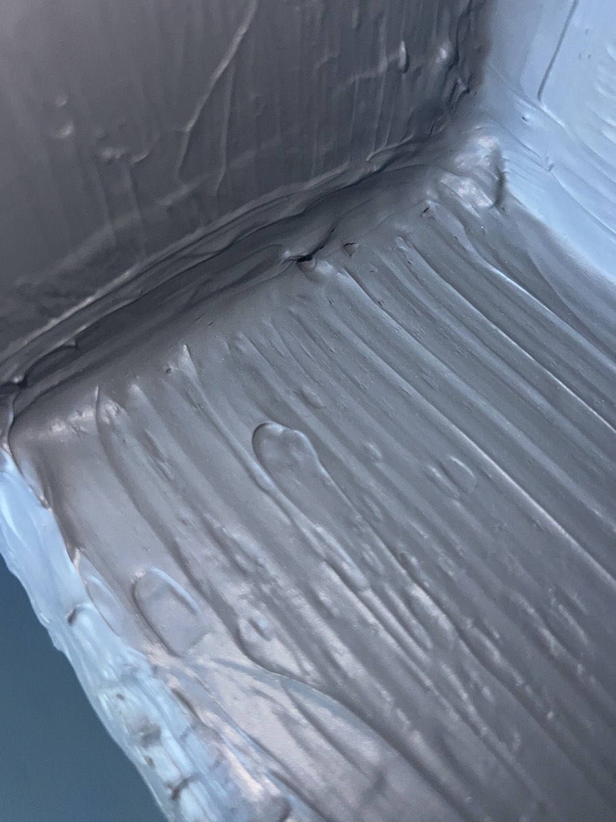 Pinholes to a niche membrane, recorded during a waterproofing inspection in Box Hill